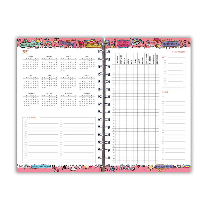 Goal Getter 2025 Weekly & Monthly Planner, 16-Month Lifestyle Planner: September 2024 - December 2025, 9" x 6" - Be Great