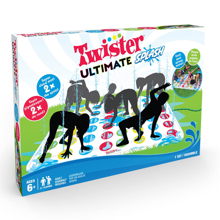 Hasbro Twister Ultimate Splash – Giant Outdoor Inflatable Water Twister Game for Kids – Backyard Summer Fun Twister Splash XL