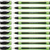 Xpress Premium Fineliner, 0.8 mm Porous Point, Light Green Barrel, Black Ink, Box of 10 Pens (190001)