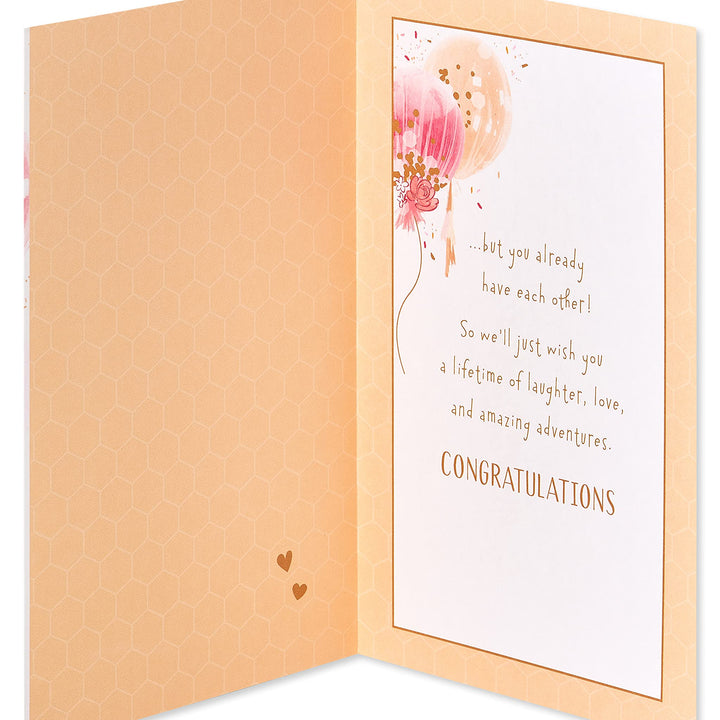 American Greetings Wedding, Bridal Shower or Engagement Card (Amazing Adventures) Amazing Adventures