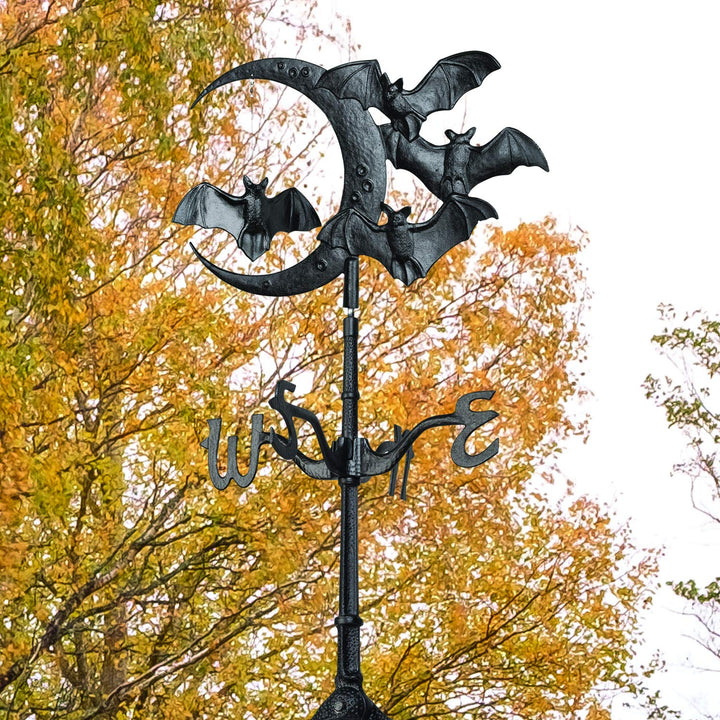 Whitehall Products Halloween Bat Rooftop Weathervane, Black