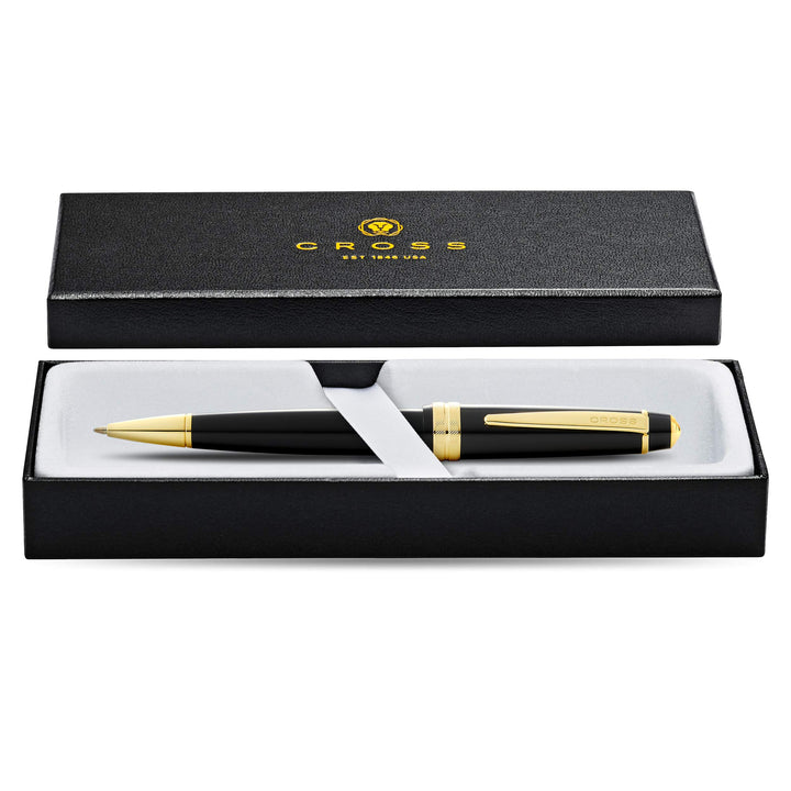 Cross Bailey Light Polished Black Resin and Gold Tone Ballpoint Pen Polished Black Resin/Gold Tone