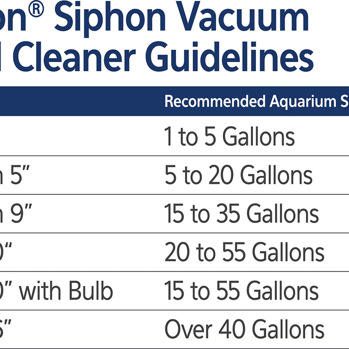 Aqueon Siphon Vacuum Gravel Cleaner With Bulb Large - 10 Inches