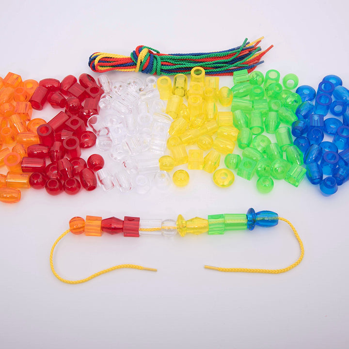 TickiT 9243 Translucent Jumbo Lacing Beads (Pack of 192)