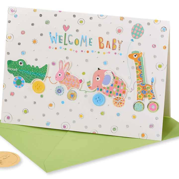 Papyrus New Baby Card  Designed by House of Turnowsky (Welcome Baby)