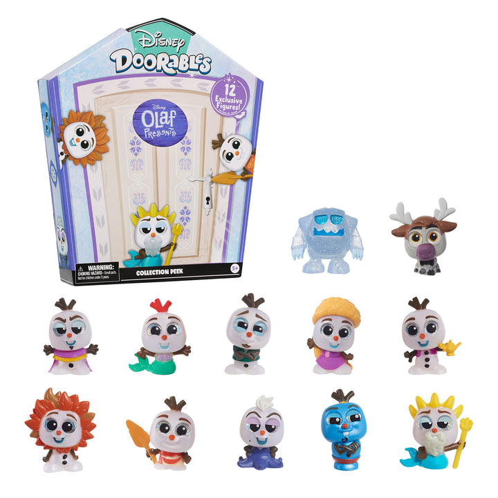 Doorables Olaf Presents Collector Pack, Kids Toys for Ages 3 Up, Exclusive