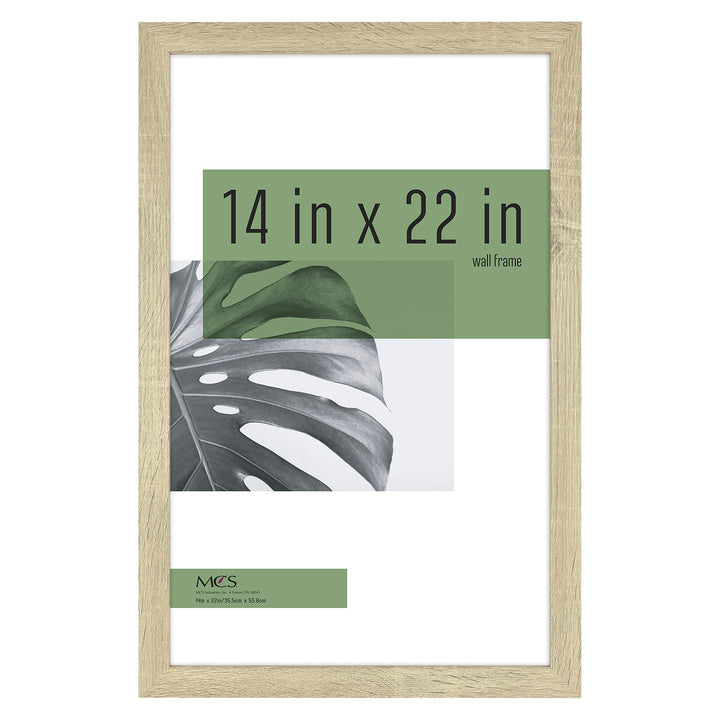 MCS Studio Gallery 20x27 Poster Frame Black Woodgrain, Vertical & Horizontal Wall Hanging Large Picture Frame for Photos, Posters & Art Prints (1-Pack) 1-Pack 20x27 - Select