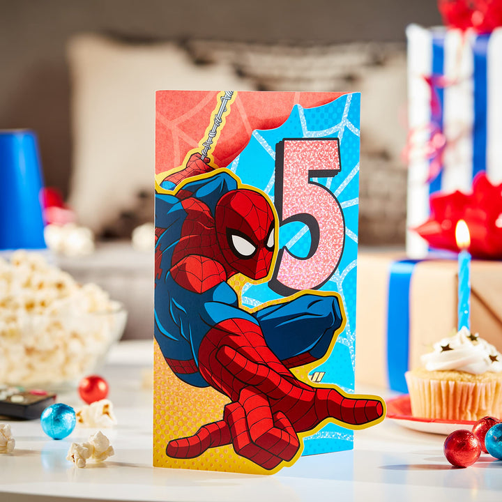 American Greetings 5th Birthday Card (Spiderman)