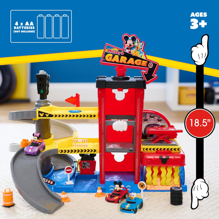 Mickey Garage w/Bonus figs  Exclusive Mickey Garage Exclusive