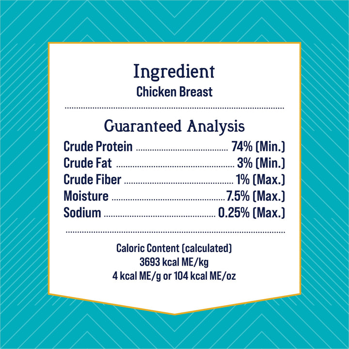 Stewart Freeze Dried Dog Treats, Chicken Breast, Grain Free & Gluten Free, 11.5 Ounce Resealable Tub, Single Ingredient, Made in USA, Dog Training Treats 11.5 Ounce (Pack of 1)