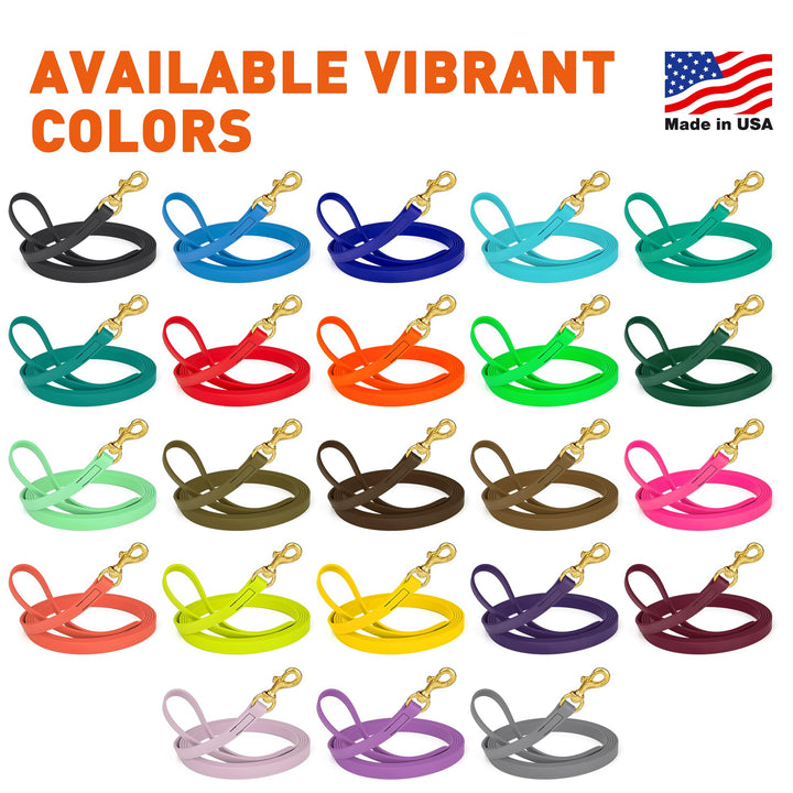 Viper Biothane Working Tracking Lead Leash Long Line for Dogs, 3/4" x 33ft, Hunter Orange