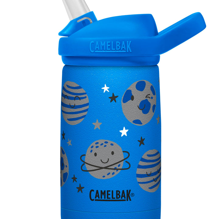 CamelBak Eddy+ Kids Water Bottle with Straw, Insulated Stainless Steel - Leak-Proof When Closed Space Smiles