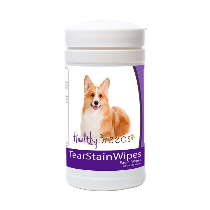 Healthy Breeds Pembroke Welsh Corgi Tear Stain Wipes 70 Count