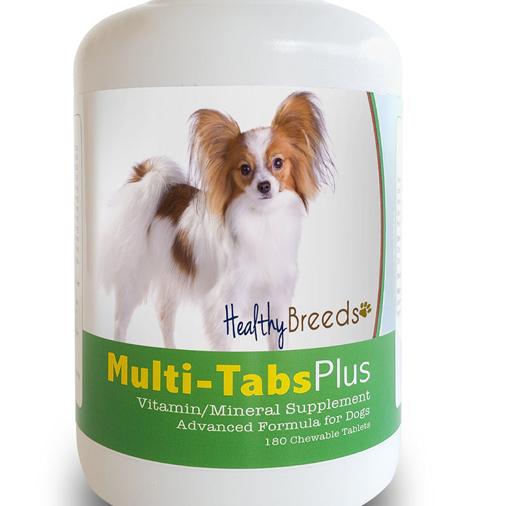 Healthy Breeds Papillon Multi-Tabs Plus Chewable Tablets 180 Count 180 Tabs