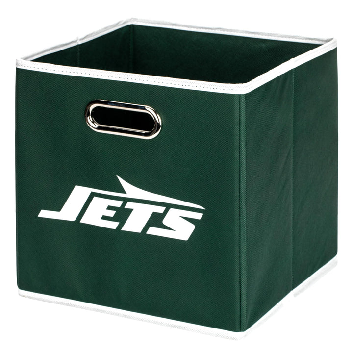 Franklin Sports NFL Storage Bins - Collapsible Cube Container + Storage Basket - NFL Office, Bedroom + Living Room Décor - 11"x11" Las Vegas Raiders