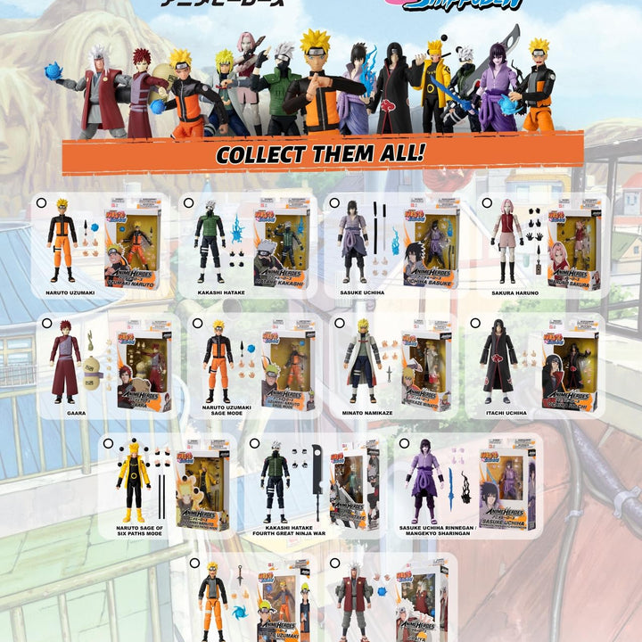 ANIME HEROES Beyond - Naruto - Naruto Uzumaki Action Figure Naruto Uzumaki (Anime Heroes Beyond)