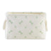 Bone Dry Pet Storage Collection Paw and Bone Print, Small Rectangle, Mint Small Rectangle, 14x8x9"