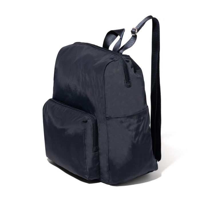 Baggallini Women's Carryall Packable Backpack, French Navy