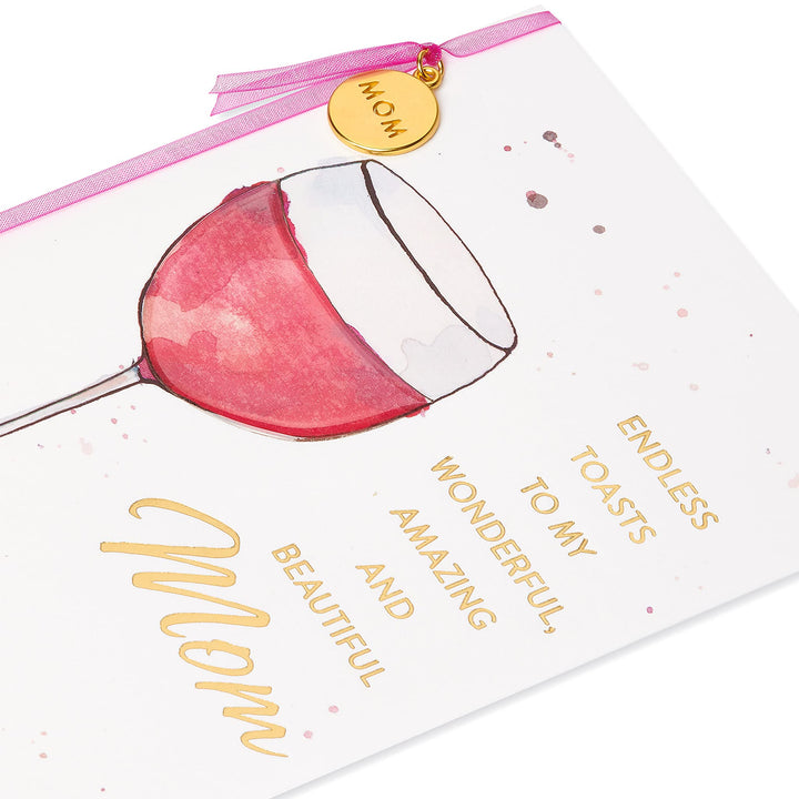 Papyrus Birthday Card for Mom (Your Heart) Wine