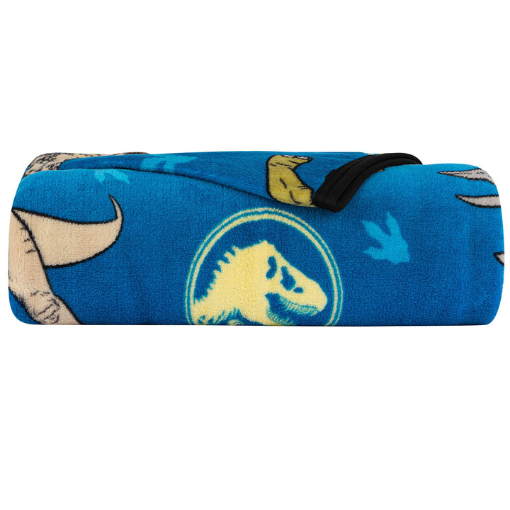 Franco Kids Bedding Super Soft Plush Throw Blanket, 46 in x 60 in, Jurassic World