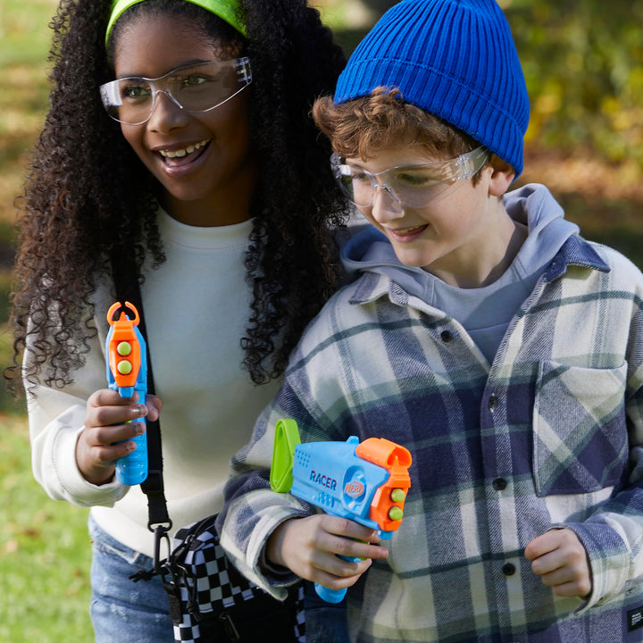 Nerf Elite Racer Easy-Play Dart Blaster 2 Pack, 8 Nerf Elite Darts, Nerf Blaster Outdoor Toys, Ages 6+ ( Exclusive)