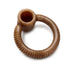 Benebone Ring Durable Dog Chew Toy for Aggressive Chewers, Real Bacon, Made in USA, Small Brown