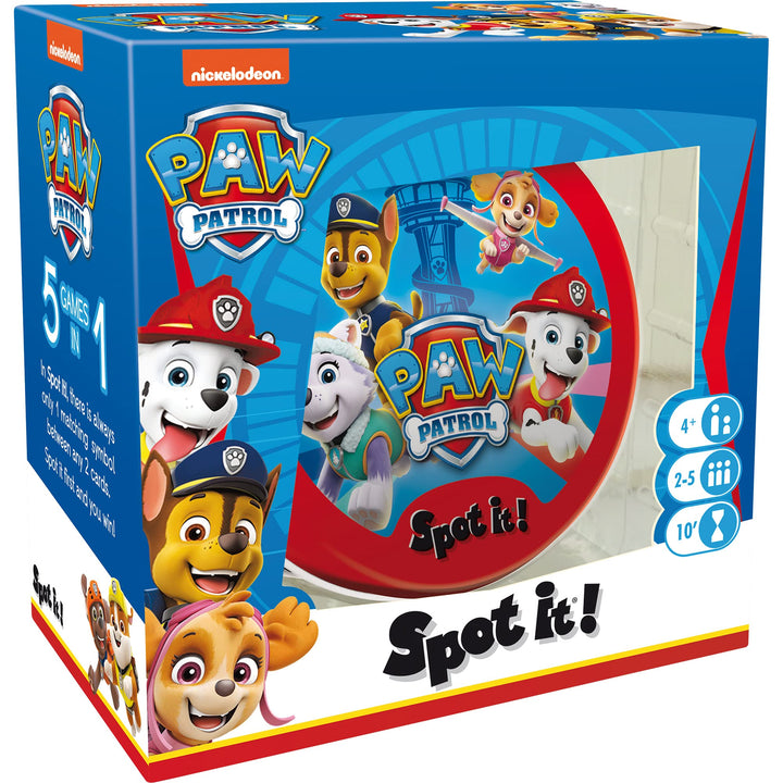 Zygomatic Spot It! Paw Patrol - Beloved Family Card Game with Paw Patrol Characters! Fun Matching Game for Kids, Ages 4+, 2-5 Players, 10 Minute Playtime, Made