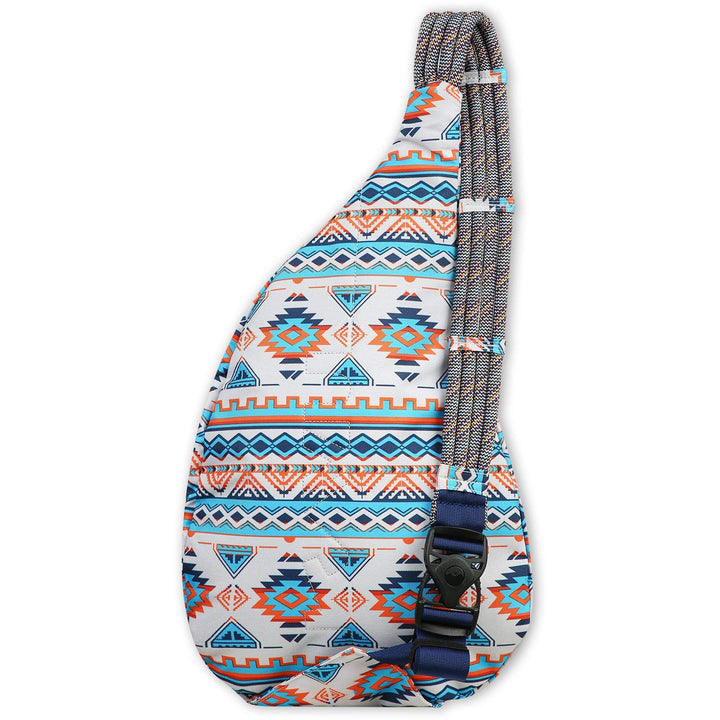 KAVU Original Rope Sling Bag Polyester Crossbody Backpack - Carbon Tribal One Size