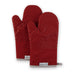 KitchenAid Asteroid Oven Mitt Set, 7"x12.5", Smoked Paprika Red, 2 Piece