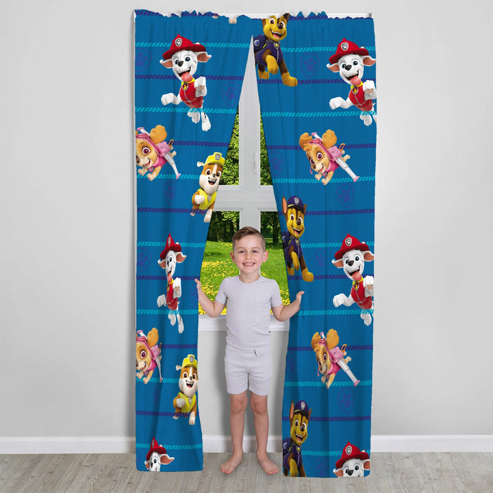 Franco Kids Room Window Curtains Drapes Set, 82 in x 84 in, Paw Patrol