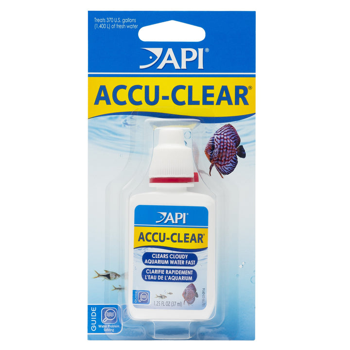 API ACCU-CLEAR Freshwater Aquarium Water Clarifier 1.25-Ounce Bottle (111A)