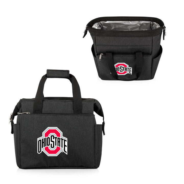 PICNIC TIME NCAA unisex-adult NCAA On The Go Lunch Cooler Ohio State Buckeyes 10 x 6 x 10.5 Black