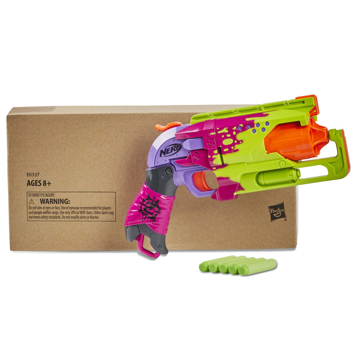 Nerf Zombie Strike Hammershot Blaster, Splatter ( Exclusive)