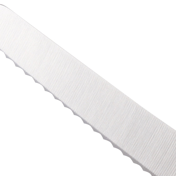 Mercer Culinary - M23210WBH Mercer Culinary Millennia 10-Inch Wide Wavy Edge Bread Knife, White