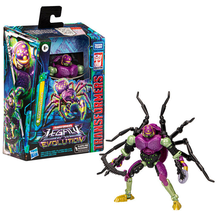 Transformers Toys Legacy Evolution Deluxe Predacon Tarantulas Toy, 5.5-inch, Action Figure for Boys and Girls Ages 8 and Up