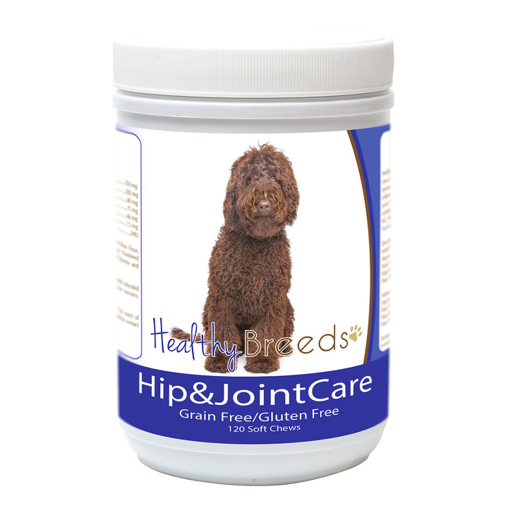 Healthy Breeds Labradoodle Hip and Joint Care 120 Count Labradoodle, Dark Brown