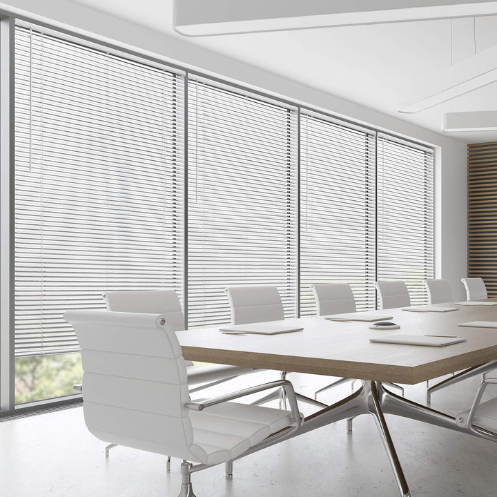 CHICOLOGY Blinds for Windows , Mini Blinds , Window Blinds , Door Blinds , Blinds & Shades , Camper Blinds , Mini Blinds for Windows , Horizontal Window Blinds , Gloss White, 12"W X 48"H