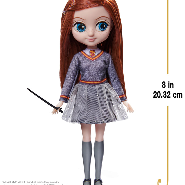 Wizarding World Harry Potter, 8-inch Ginny Weasley Doll, Kids Toys for Ages 6 and up