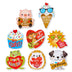 American Greetings Valentines Stickers for Kids, Animals and Treats (40-Count)