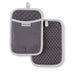 KitchenAid Asteroid Pot Holder 2-Pack Set, Charcoal Grey, 7"x10" 7"x10"