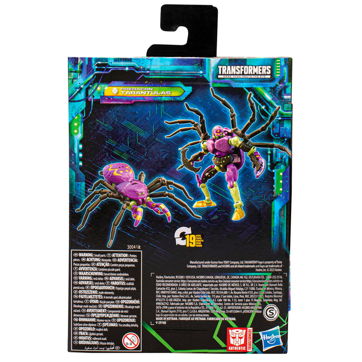 Transformers Toys Legacy Evolution Deluxe Predacon Tarantulas Toy, 5.5-inch, Action Figure for Boys and Girls Ages 8 and Up