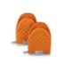 KitchenAid Asteroid Mini Oven Mitt, 5.5"x8", Honey 2 Count Honey Orange