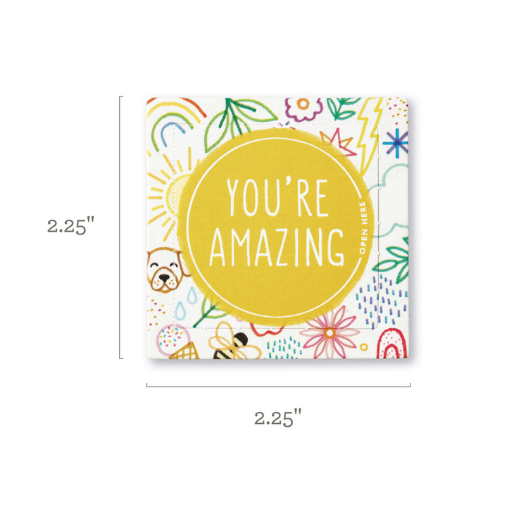 Compendium ThoughtFulls for Kids – 3-Pack of You're Amazing, You Can Do It, I Love You – 90 Pop-Open Cards to Share with Kids, Each with a Different Inspiring Message Inside You're Amazing/You Can Do It/I Love You