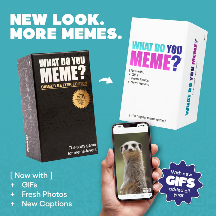 WHAT DO YOU MEME? Core Game (Original Version) – The Hilarious Adult Party Game for Meme Lovers Core Game (Classic)