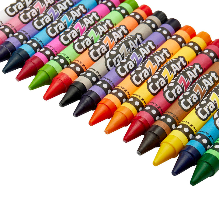 Cra-Z-Art 16ct Washable Jumbo Crayons, Easy Clean Up, Back To School Supply, Creative Fun for Children, Ages 3 and Up 16 Count (Pack of 1)