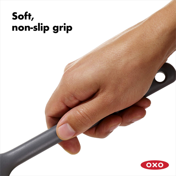 OXO Good Grips Silicone Everyday Flexible Turner, Peppercorn