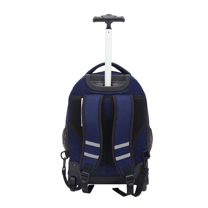 Travelers Club Rolling Backpack, Midnight Blue, 18-Inch 18 Inch