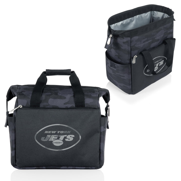 PICNIC TIME NFL On The Go Lunch Bag Cooler, Soft Cooler Lunch Box, Insulated Lunch Bag New Orleans Saints Black Camo