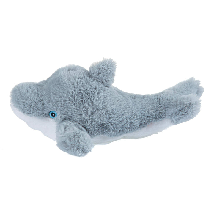 Wild Republic EcoKins Mini Dolphin Stuffed Animal 8 inch, Eco Friendly Gifts for Kids, Plush Toy, Handcrafted Using 7 Recycled Plastic Water Bottles