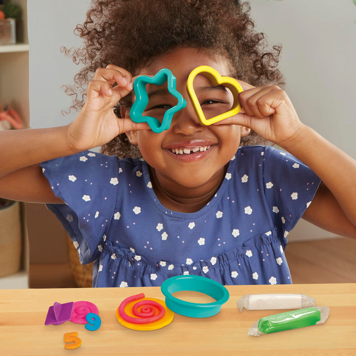 Play-Doh Numbers and Shapes Playset with 17 Tools & 20 Compound Sticks, Back to School Classroom Supplies, Kids Arts & Crafts, Preschool Toys, Ages 3+ Multicolor